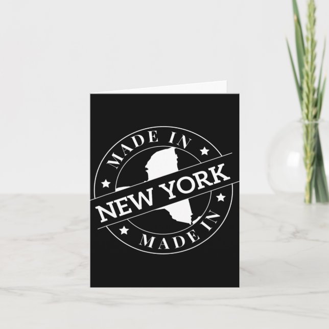 Made In New York  Kort (Framsida)