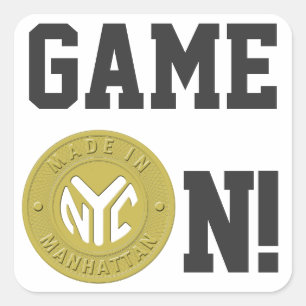 Made in New York Manhattan Fyrkantigt Klistermärke