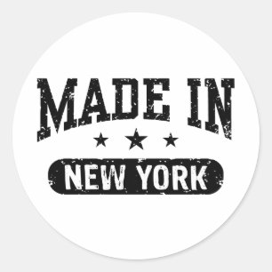 Made in New York Runt Klistermärke