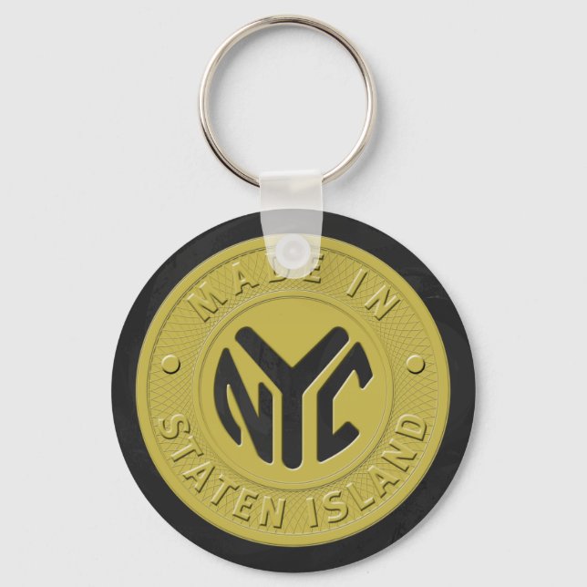 Made in New York Staten Island Nyckelring (Framsida)