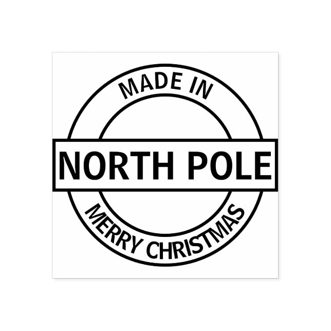 Made in North Pole Stämpel (Tryck)