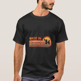 made in oktober 1994 Fantastisk sedan 1994 Birthda T Shirt