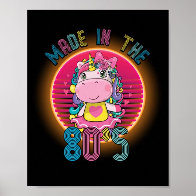 Made in på 80-talet min lilla månsten poster (Framsidan)