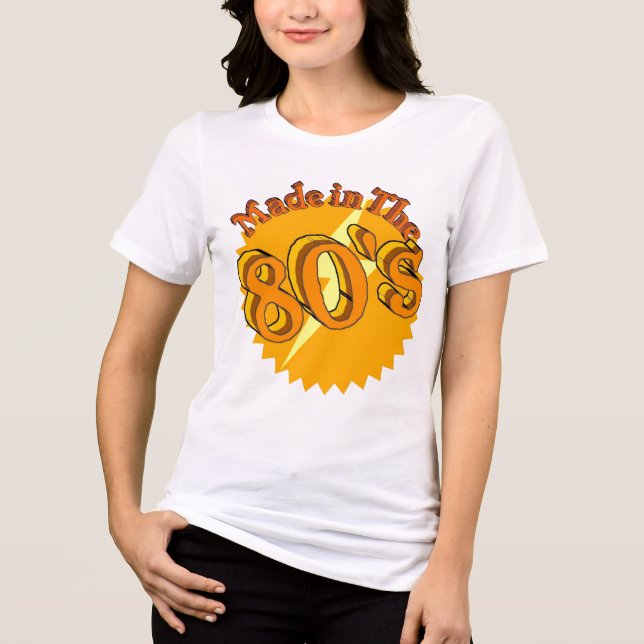 Made in på 80-talet tee shirt (Framsida)