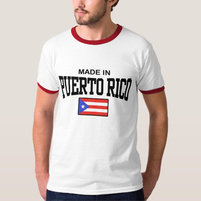 Made in Puerto Rico T Shirt (Framsida)