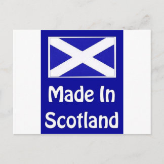 Made in Scotland Logotyp Vykort