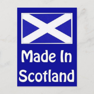 Made in Scotland Logotyp Vykort