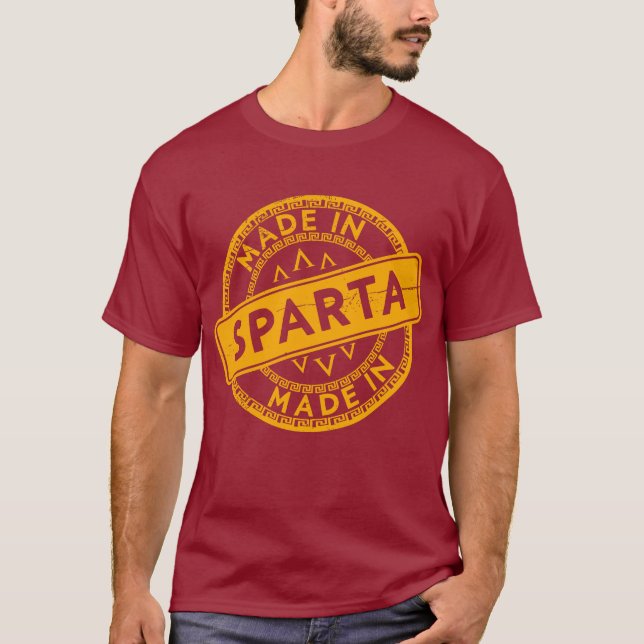 Made in Sparta Mono T Shirt (Framsida)