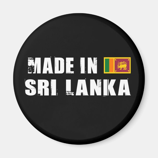 Made in Sri Lanka Magnet (Framsidan)