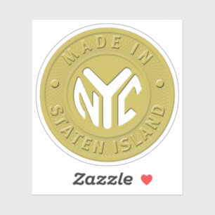 Made in Staten Island-token Klistermärken
