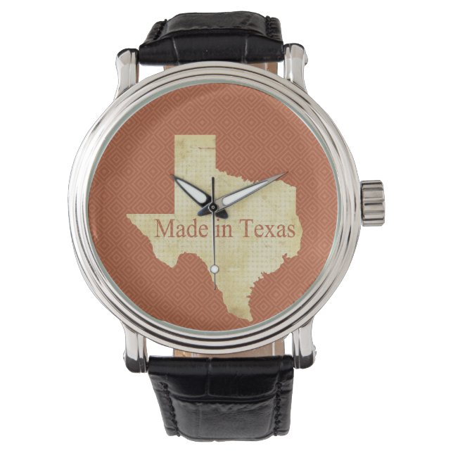 Made in Texas Rusty Red Armbandsur (Framsida)