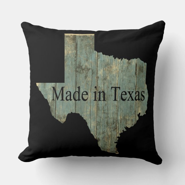Made in Texas Square Dekorativ kudde (Framsida)