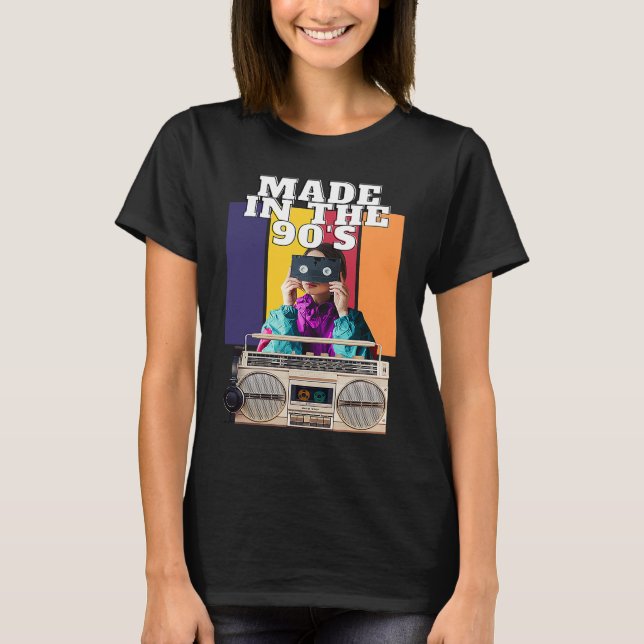 Made In The 90's classic Retro 90s baby T Shirt (Framsida)