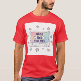 Made in the 90s Retro Cassetteape Vector friends T Shirt