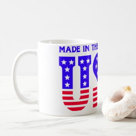 Made in USA American TEXT Kaffemugg