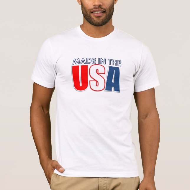 Made in USA Shirt! Tee (Framsida)