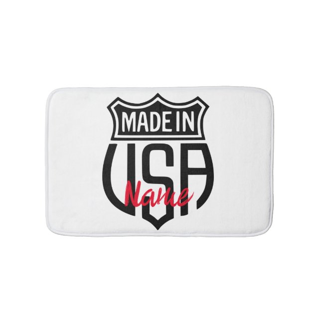 Made in USA Sign Thunder_Cove Badrumsmatta (Framsidan)