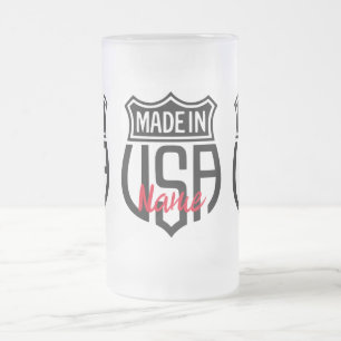 Made in USA Sign Thunder_Cove Frostat Ölglas