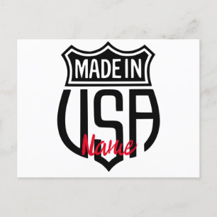 Made in USA Sign Thunder_Cove Helg Vykort