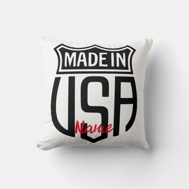 Made in USA Sign Thunder_Cove Kudde (Framsida)