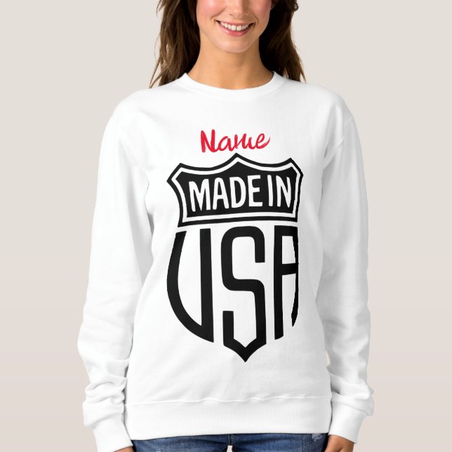 Made in USA Sign Thunder_Cove T Shirt (Framsida)