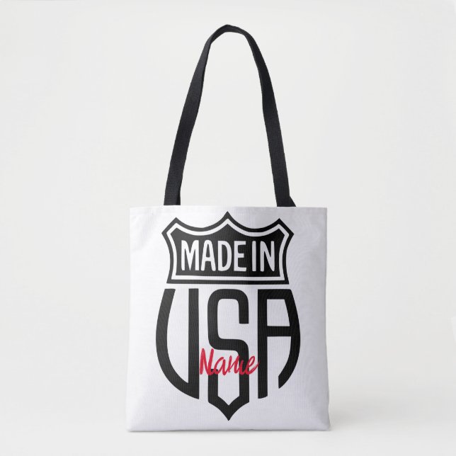 Made in USA Sign Thunder_Cove Tygkasse (Framsida)