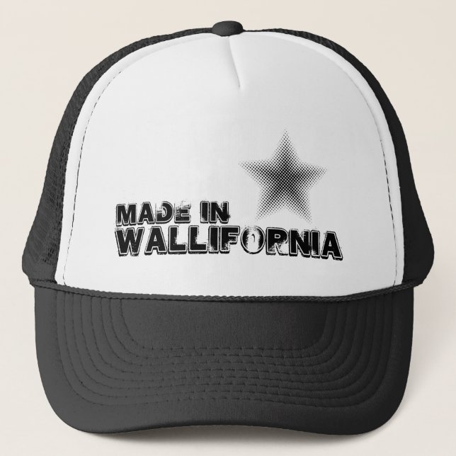 Made in Wallifornia Casquette De Camionneur Truckerkeps (Framsida)