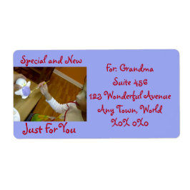 Made just för dig Shipping Label by RoseWrites Fraktsedel