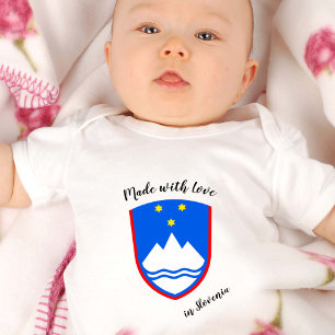 Made med Kärlek i Slovenien/Slovenska flagga T Shirt