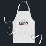 Made med Kärlek Mors dag Photo Förkläde<br><div class="desc">Lägg till foto från dina barn till den här söta Mors dag apron-presenten för Mammor,  mormor eller andra familjekockar!</div>
