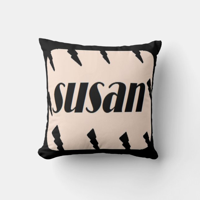 Made och designad för den vackra Susan Kudde (Framsida)