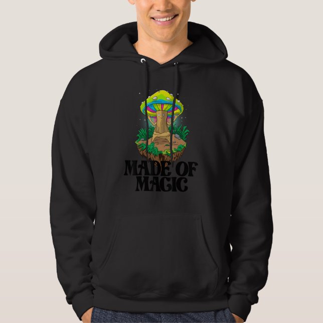 Made Of Magic   Women Magic Psilocybin Mushroom Hoodie (Framsida)