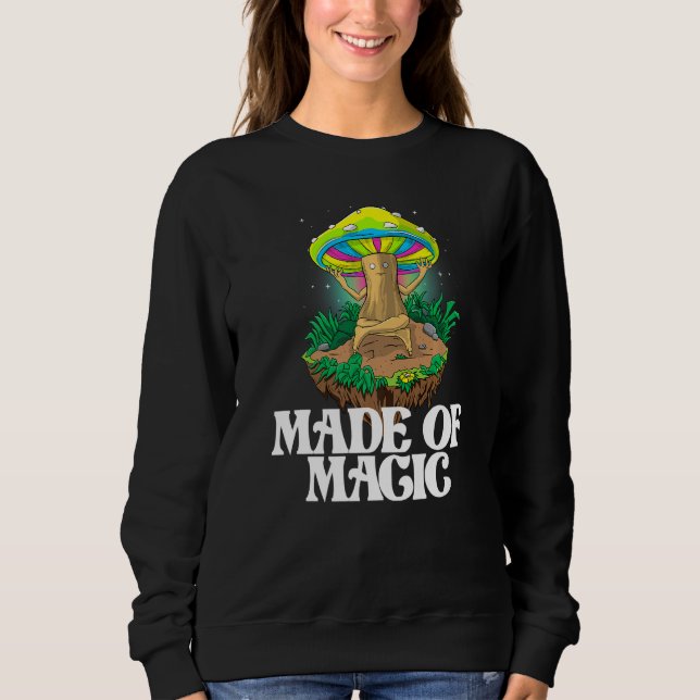 Made Of Mushroom  Women Magic Psilocybin Mushroom T Shirt (Framsida)