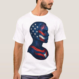 "Made of Stars & Rand" - Celestial American T Shirt
