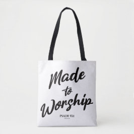 Made till Worship Psalm 95:1 Tygkasse