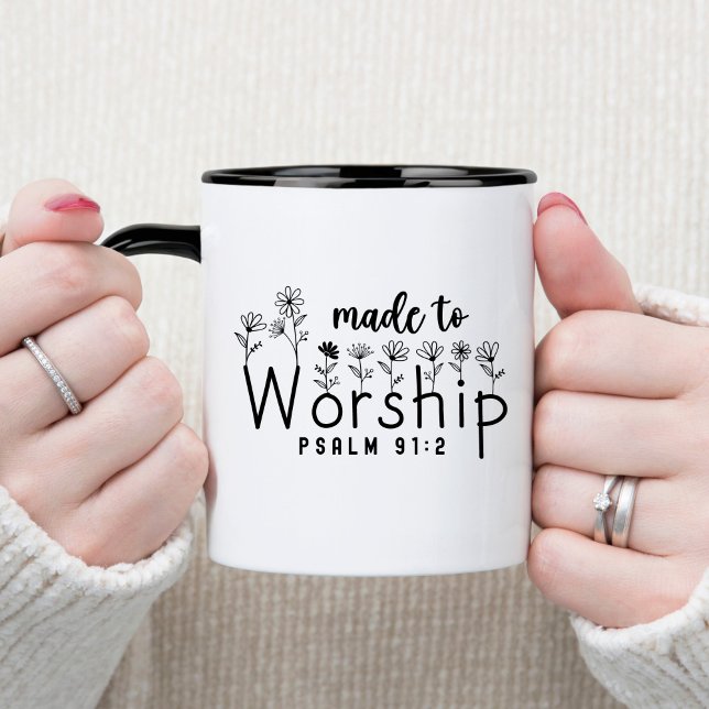 Made to wore bible Verse Christian Coffee Mugg (Skapare uppladdad)
