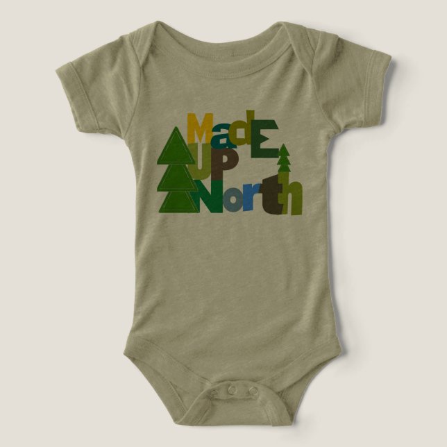 Made UpNorth Michigan Pojke Tee Shirt (Design Framsida)