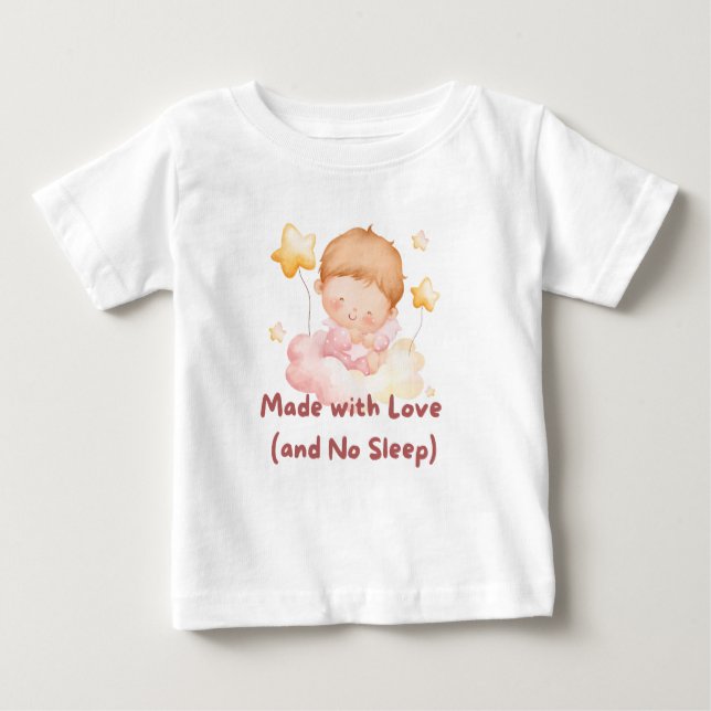 👶 ’made with Kärlek (and No Ssov)’ 💕 T Shirt (Framsida)