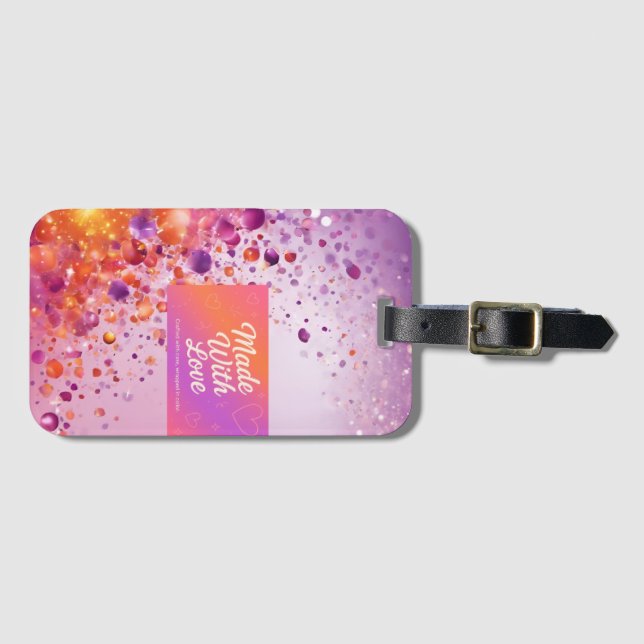 made with Kärlek Watch Bagagebricka (Framsida horisontal)