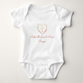 Made with Love and Nanas Prayers Religious T Shirt