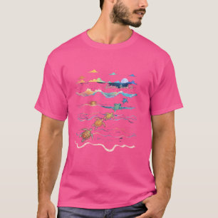 Madeira Beach Florida Sea Turtle Älskare Beach Vac T Shirt