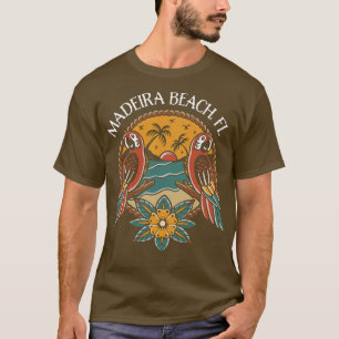 Madeira Beach Florida Väster Kusten Beacher T Shirt