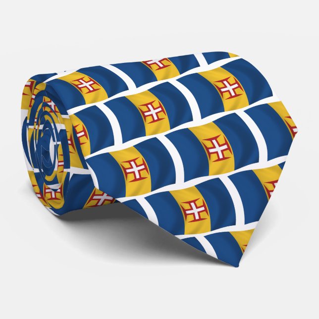 Madeira Flagg Bandkläde Slips (Rullad)