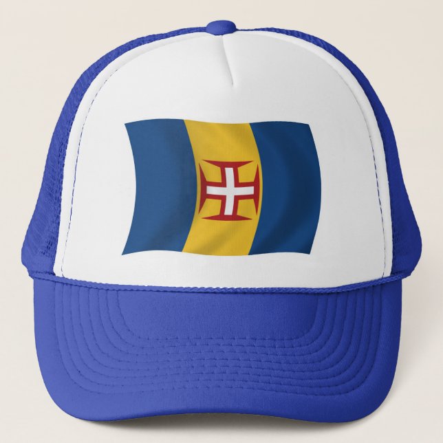 Madeira Flagg Hatt Truckerkeps (Framsida)