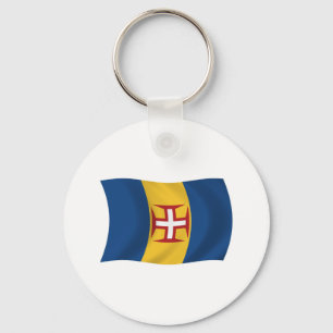 Madeira Flagga Keychain Nyckelring
