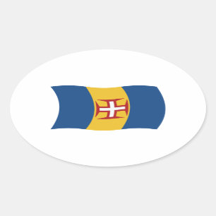 Madeira Flagga Klistermärke