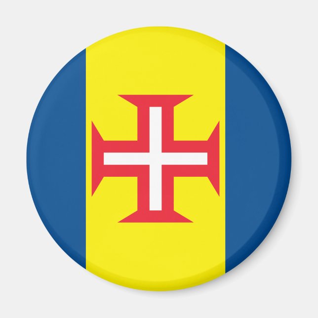 Madeira Flagga Magnet (Framsidan)