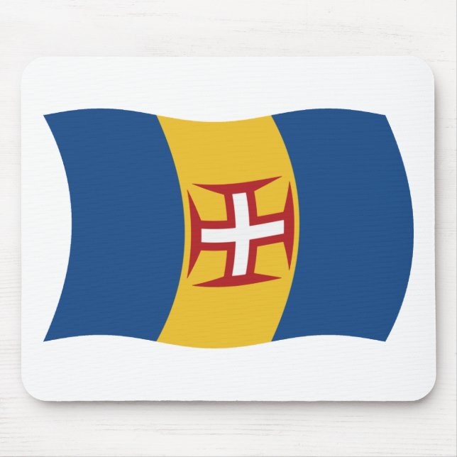 Madeira Flagga Mousepad Musmatta (Framsidan)