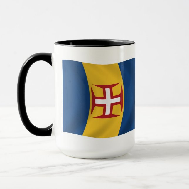 Madeira Flagga Mugg (Vänster)