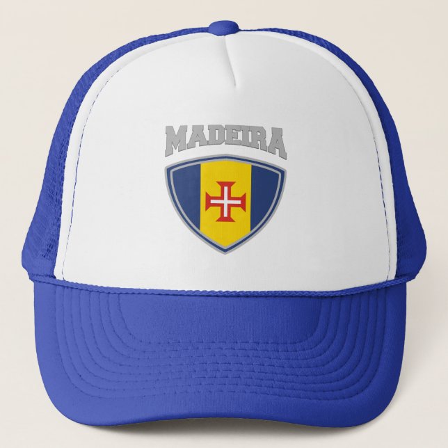 Madeira Flagga Shield Keps (Framsida)
